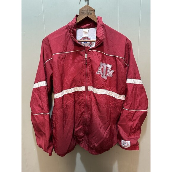 Texas A&M Aggies Collegiate Licensed Logo Full-Zip Fleece Jacket Coat Sz XL - Picture 1 of 8